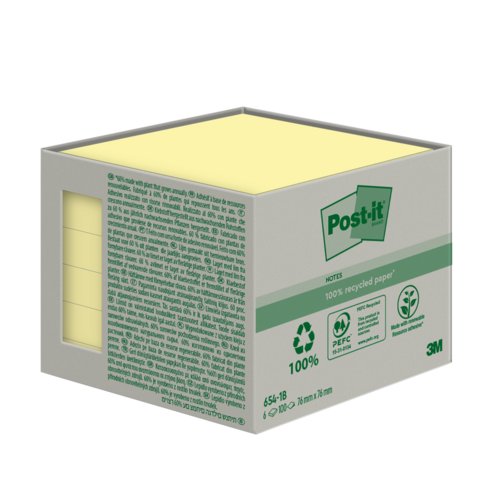 Recycling Notes, gelb, Post-it® Notes Recycling