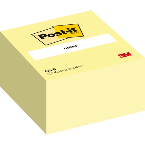 Haftnotiz-Würfel, gelb, Post-it® Notes